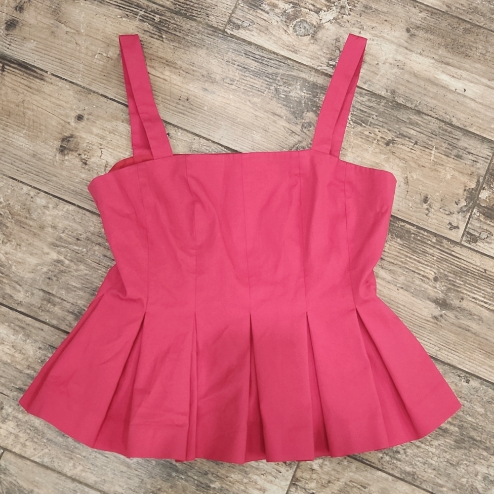 ANTONIO MELANI Pink Pleated Blouse